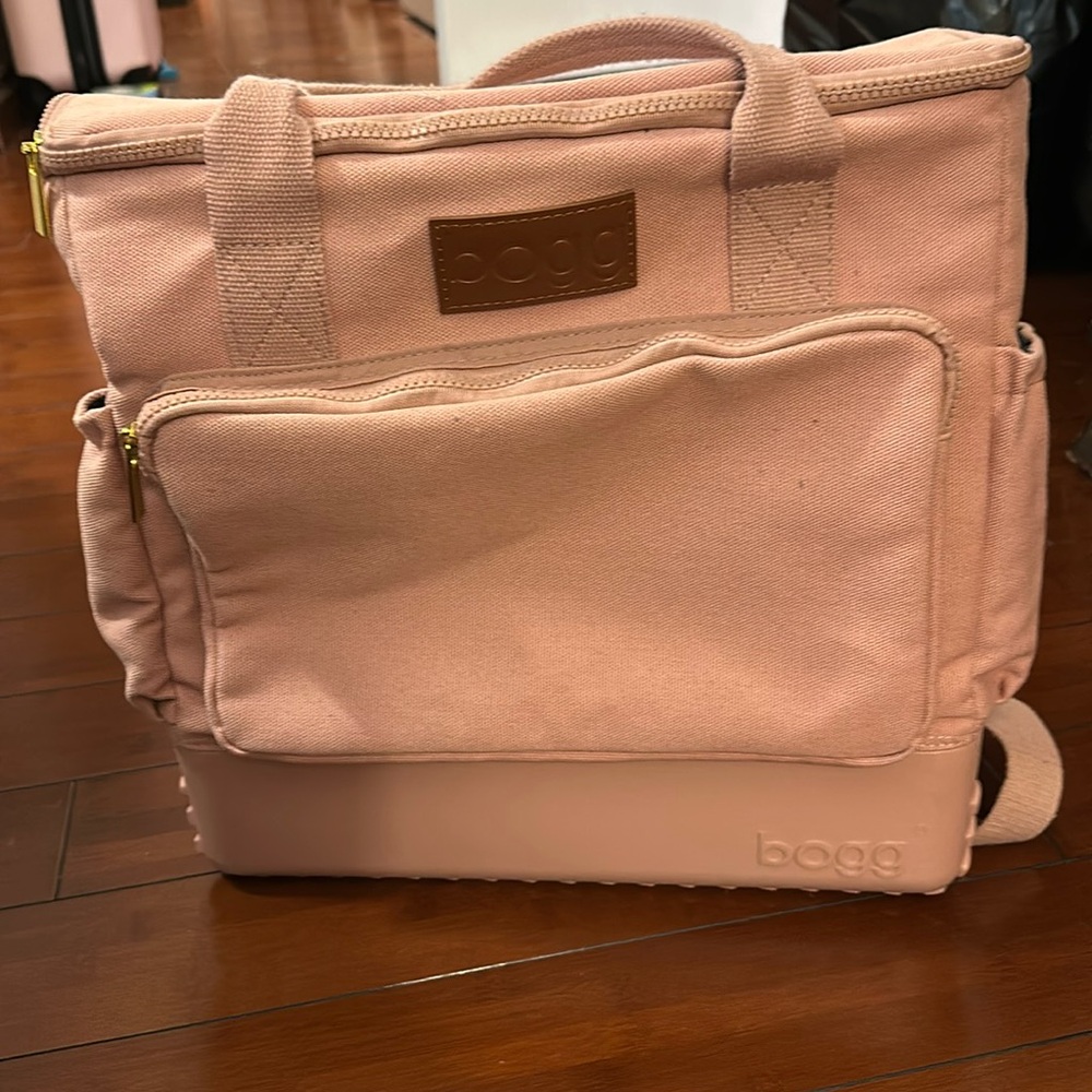 Bogg Pink Backpack Canvas Collection Bag